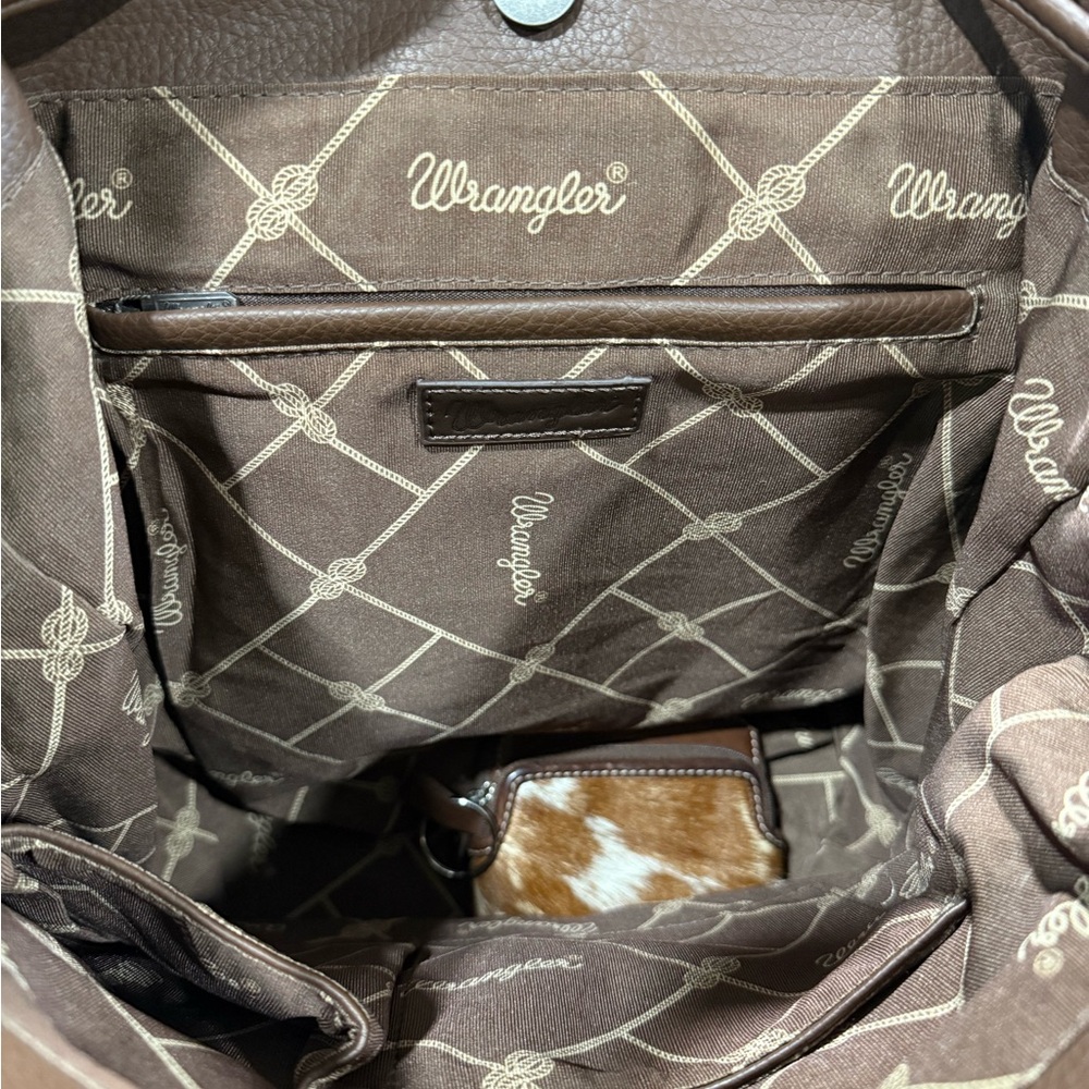 Wrangler Leather Backpack - Picture 8 of 14